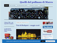 Tablet Screenshot of ilpullmandimarco.it